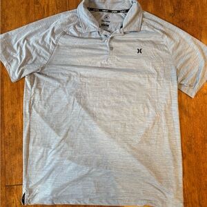 Hurley Men's Light Gray Polo Shirt